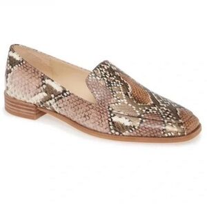 Vince Camuto Shoes | Brynna Leather Snakeskin Loafers